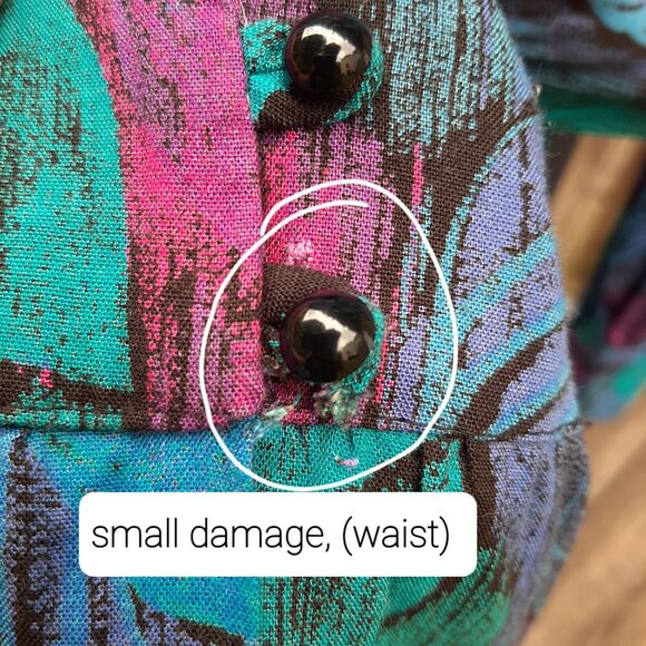 Vintage Patty O'Neil by Monique Robidoux Secretary Midi Dress Size 10 - Picture 5 of 12